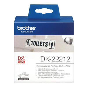 Brother DK22212 white continuous film roll genuine