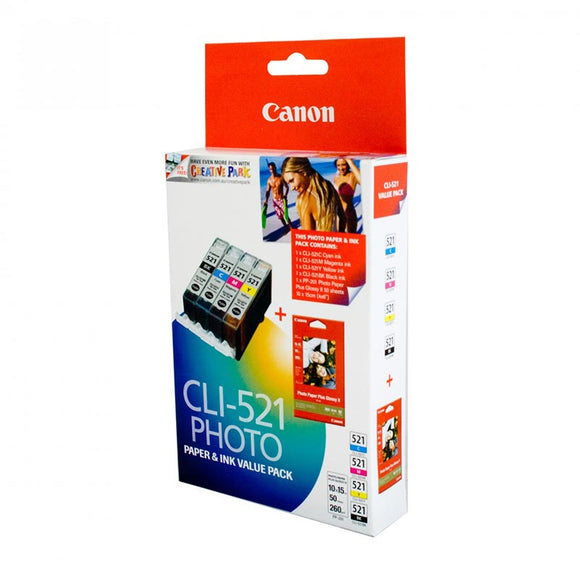 Canon CLI521 Ink Value Pack