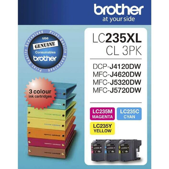 Brother LC-235XL CMY Colour Pack LC-235XLCL3PK