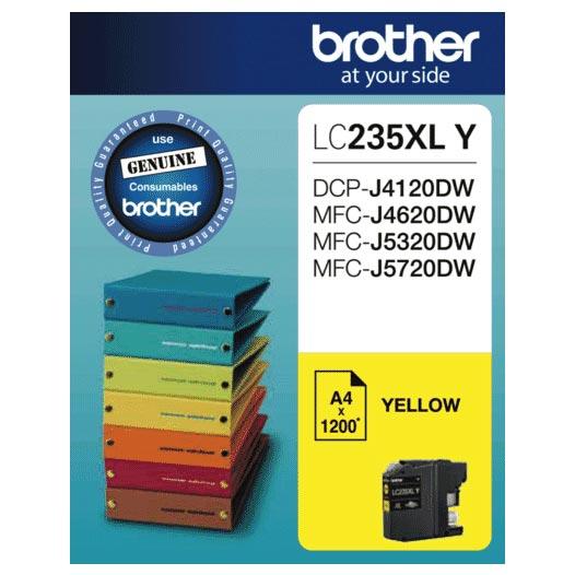 Brother LC-235XL Yellow Ink Cartridge LC-235XLY