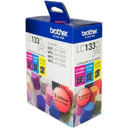Brother LC-133 CMY Ink Pack LC-133CL3PK