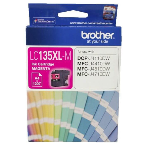 Brother LC-135XL Magenta Ink Cartridge LC-135XLM