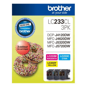 Brother LC-233 CMY Colour Pack LC-233CL3PK