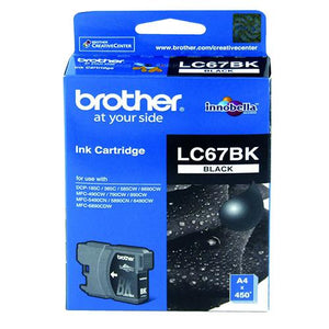 Brother LC-67 Black Ink Cartridge LC-67BK