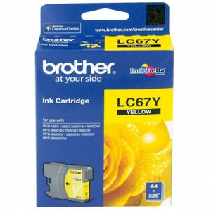 Brother LC-67 Yellow Ink Cartridge LC-67Y