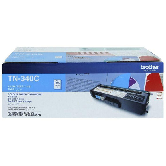 Brother TN-340 Cyan Toner Cartridge TN-340C