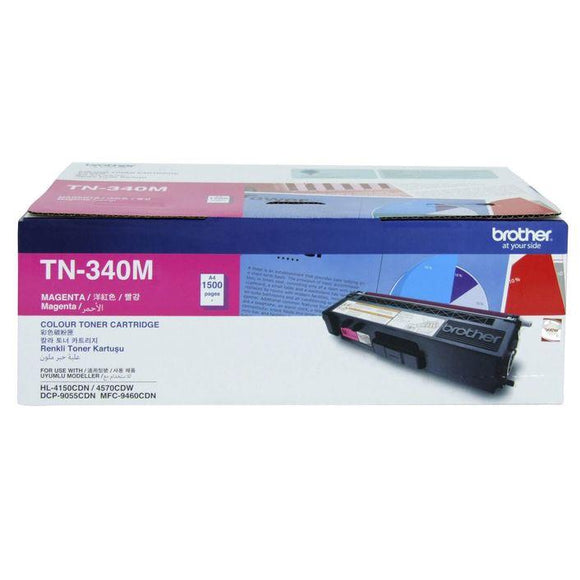 Brother TN-340 Magenta Toner Cartridge TN-340M