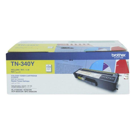 Brother TN-340 Yellow Toner Cartridge TN-340Y