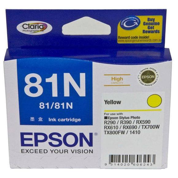 Epson 81N HY Yellow Ink Cartridge