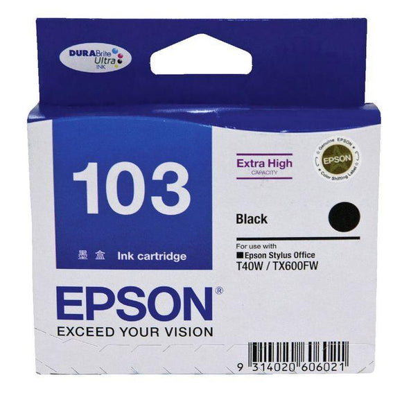 Epson 103 HY Black Ink Cartridge