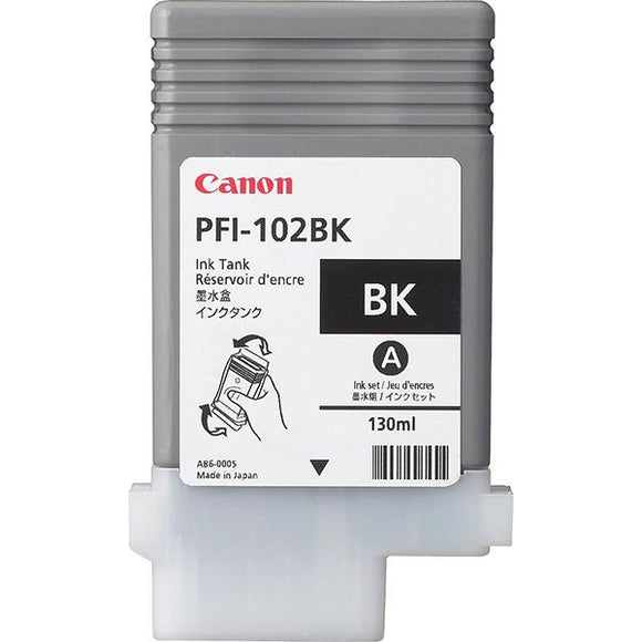 Canon PFI 102BK Black Ink Cartridge