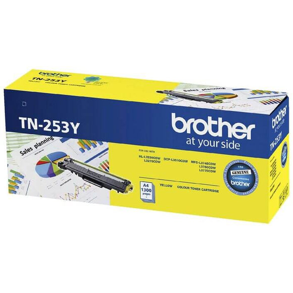 Brother TN-253 Yellow Toner TN-253Y