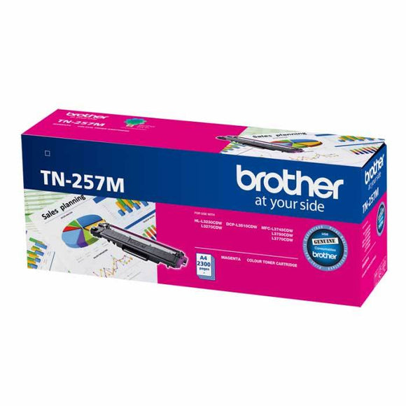 Brother TN-257 Magenta Toner TN-257M