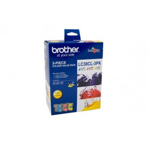 Brother LC-38 CMY Colour Pack LC-38CL3PK