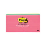 Post-It Note Capetown Lined 73x73mm Pk6